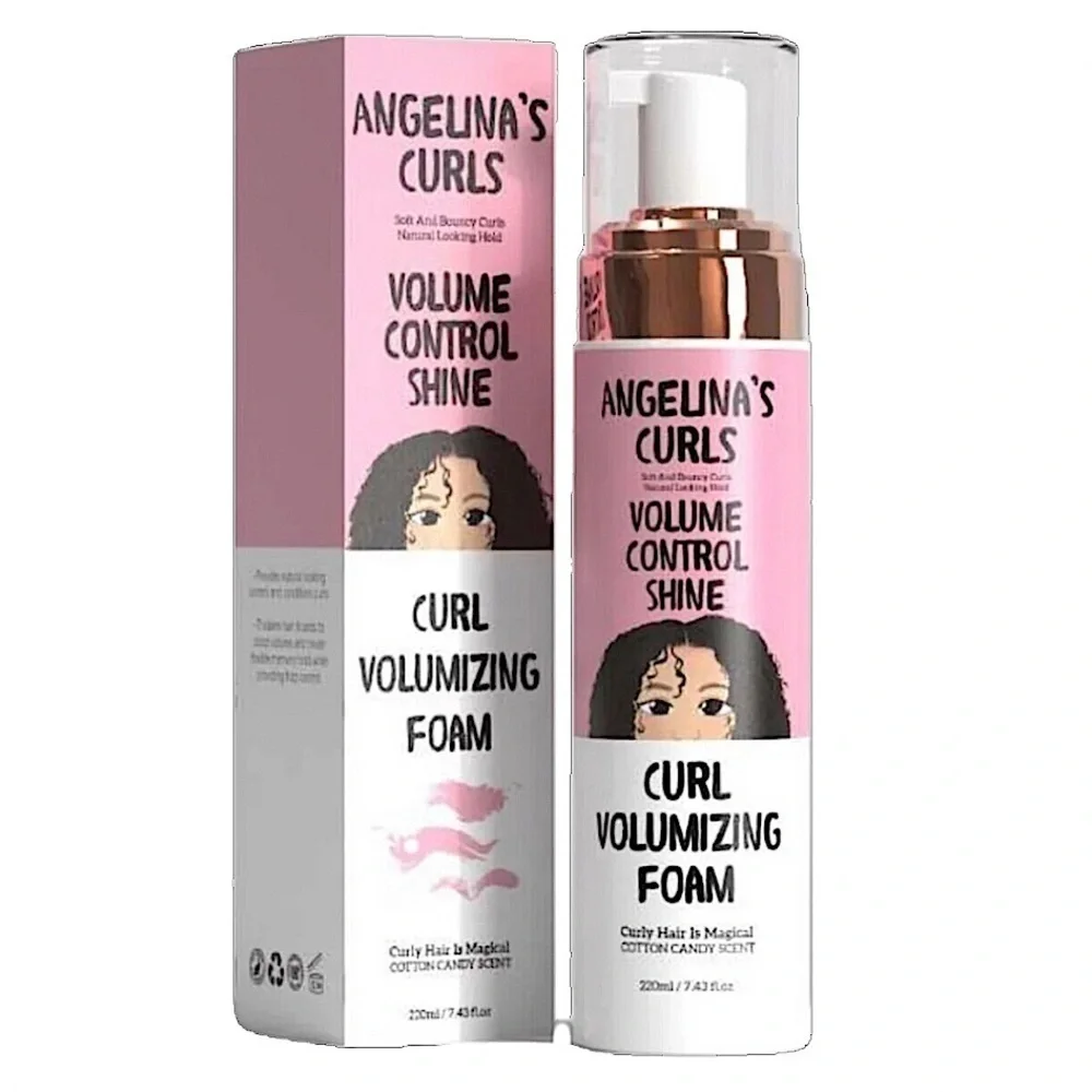 Angelina’s Curls Cotton Candy Scented Curl Volumizing Foam 7.43oz